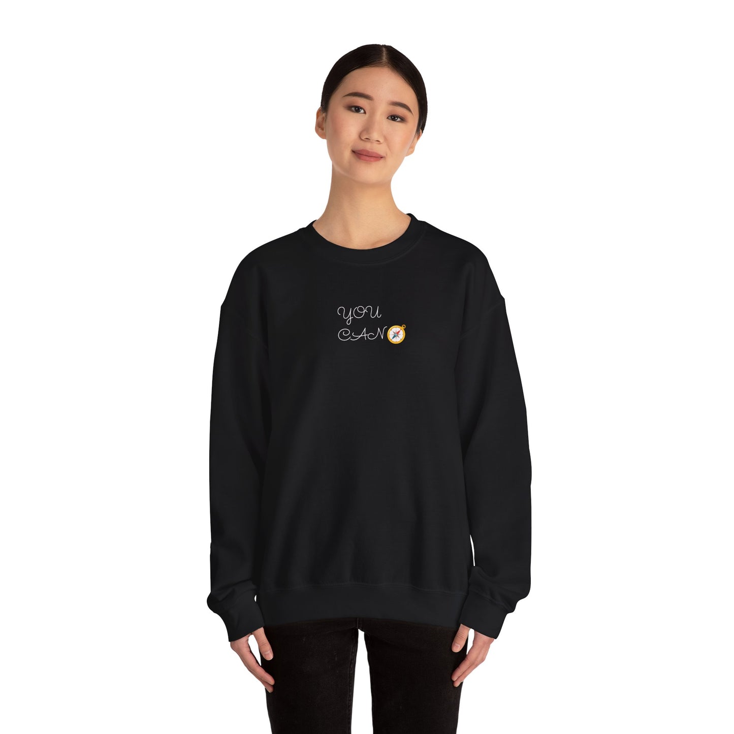 Unisex Sweatshirt with motivational logo.