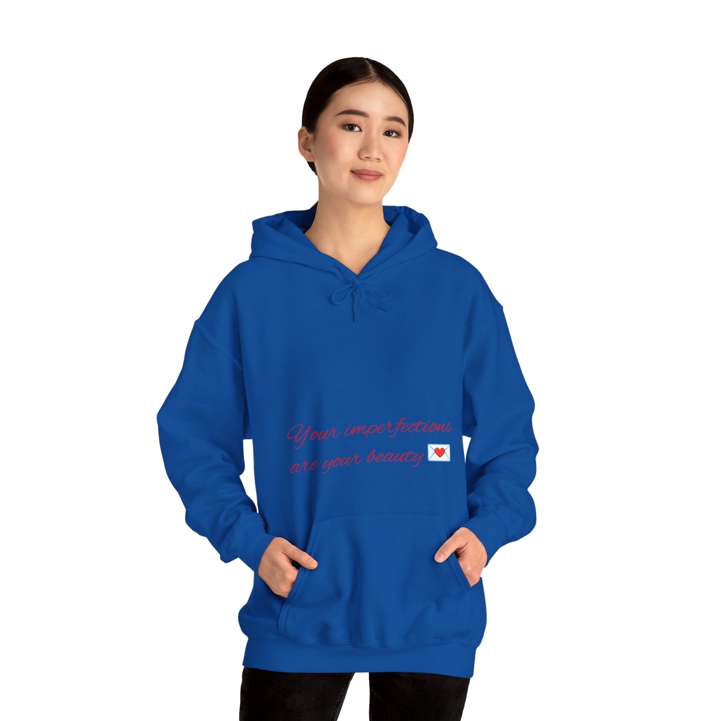 Unisex Hooded Sweatshirt with motivational logo and mental health message at the back.