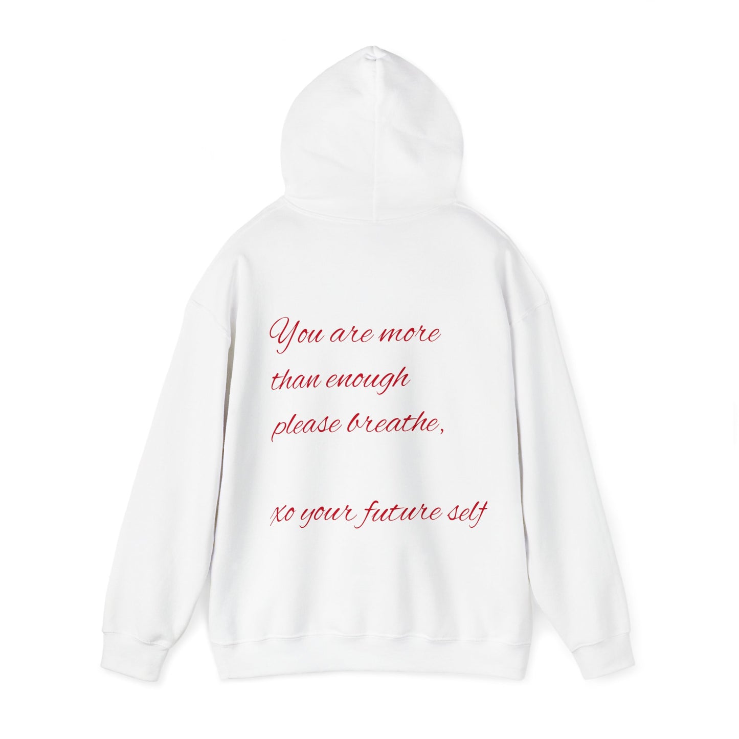 Sweatshirt with motivational logo.