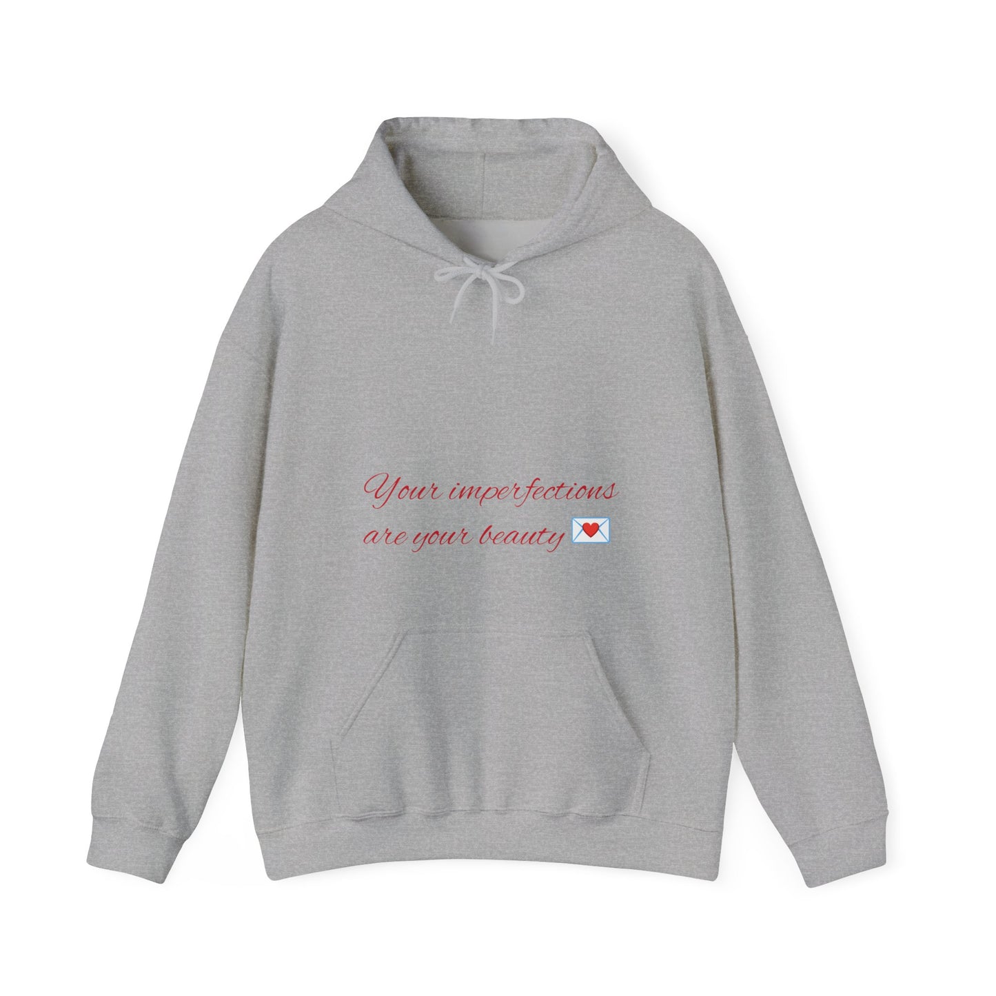 Unisex Hooded Sweatshirt with motivational logo and mental health message at the back.