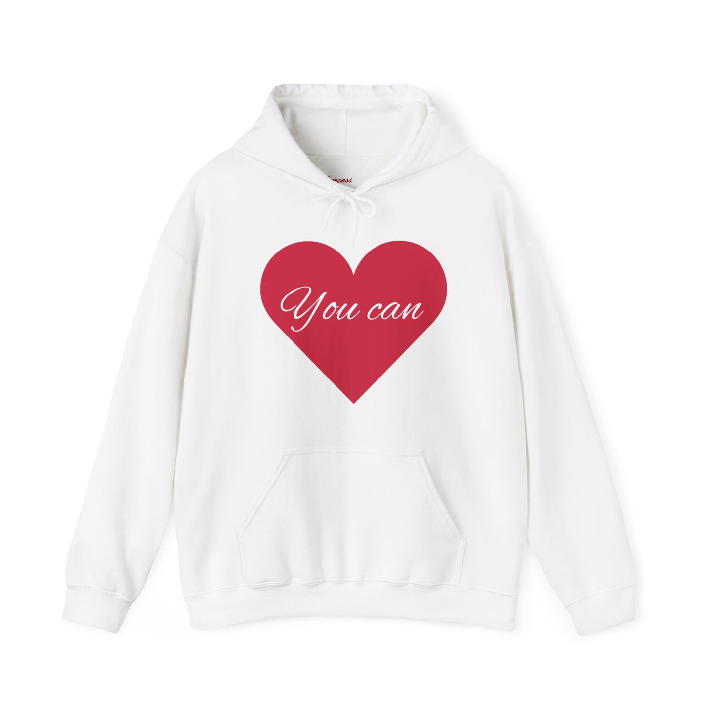 Sweatshirt with motivational logo.