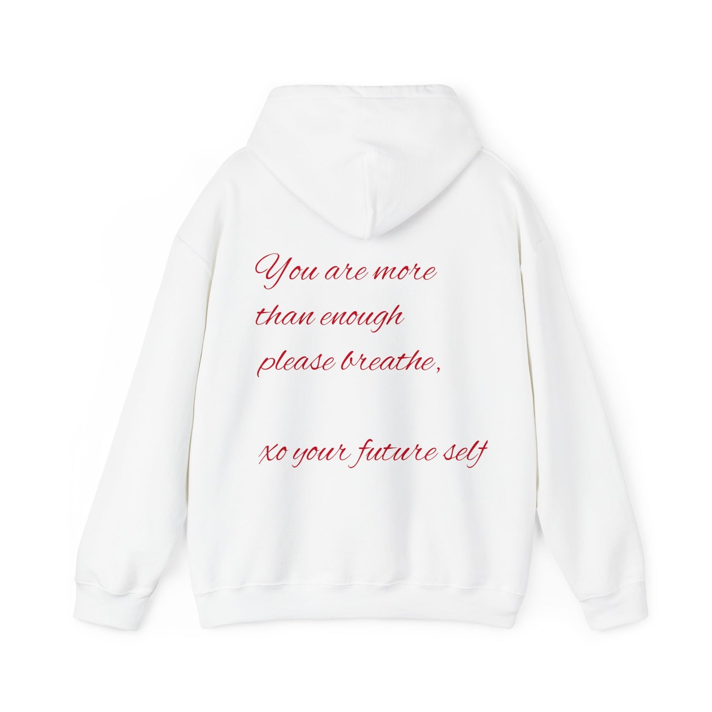 Sweatshirt with motivational logo.